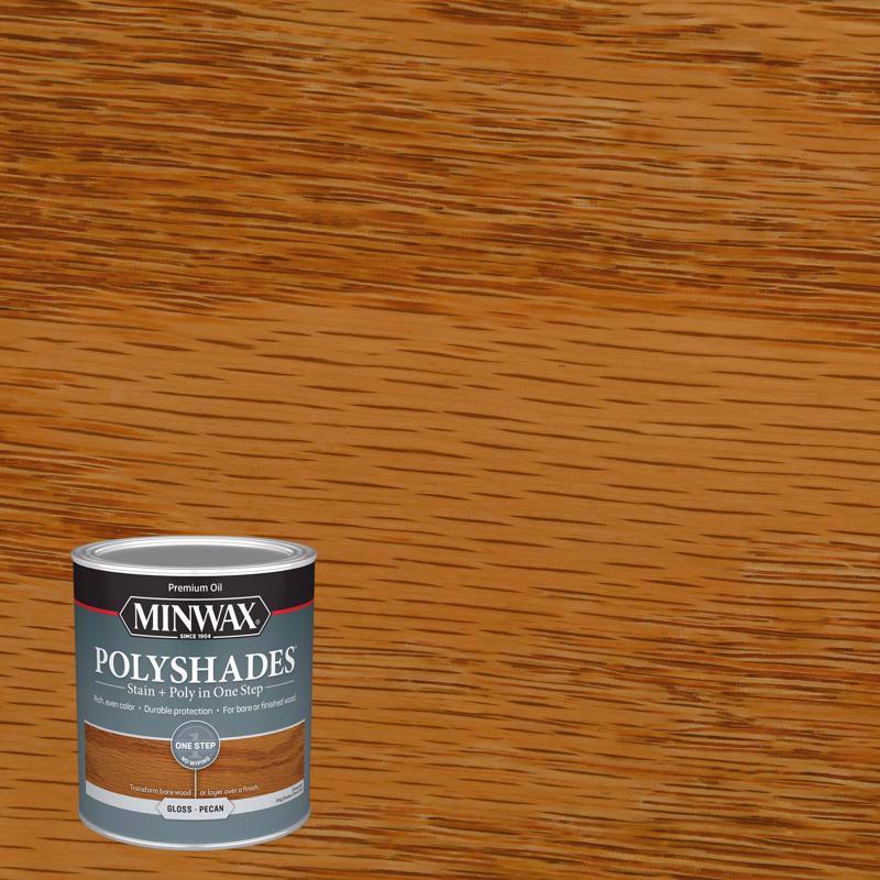 Minwax PolyShades Gloss Quart Pecan
