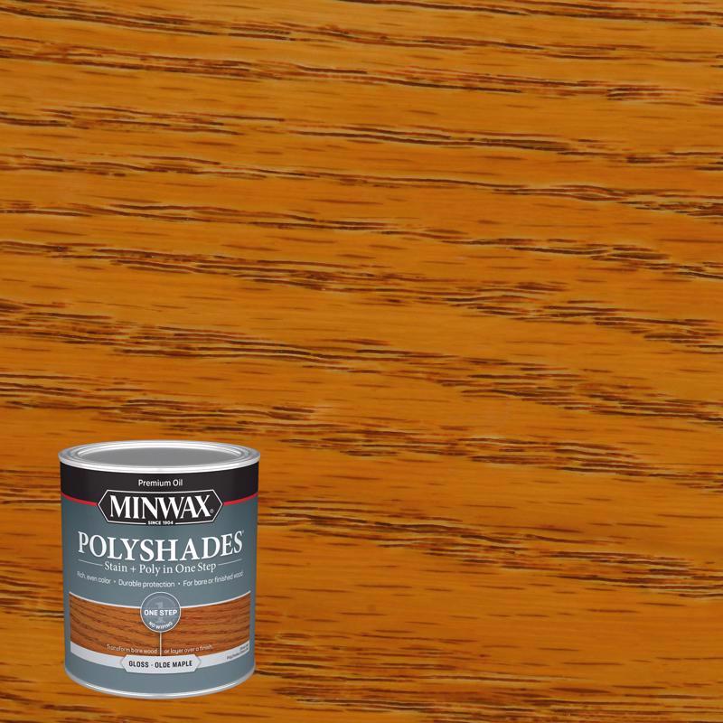 Minwax PolyShades Gloss Quart Olde Maple
