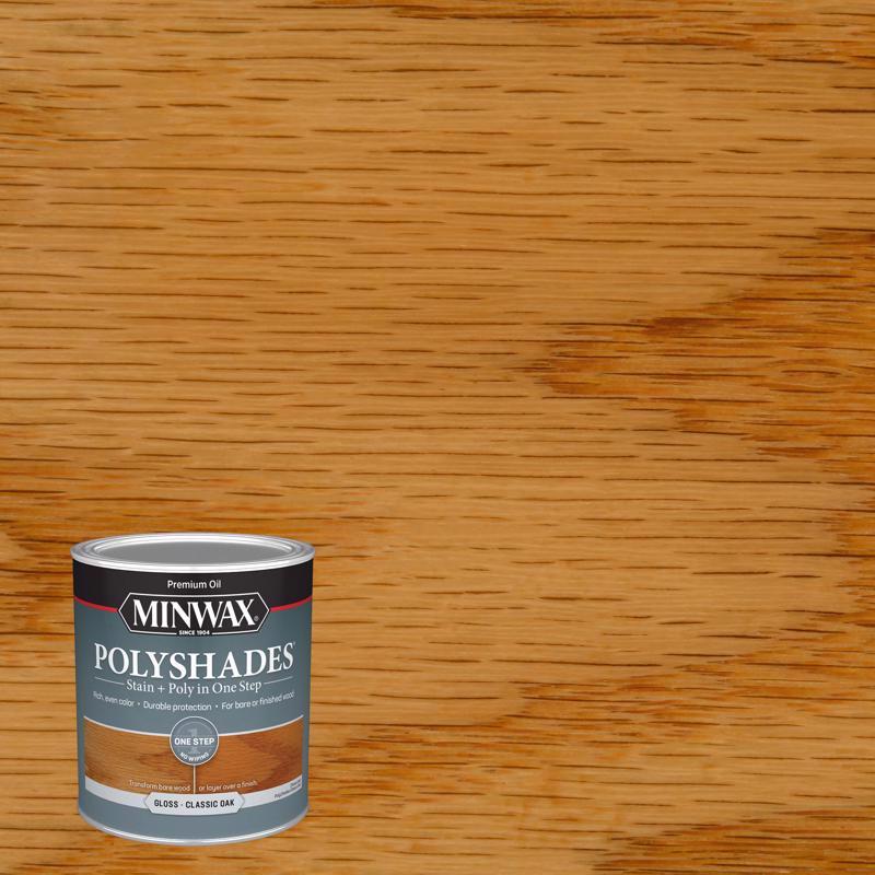 Minwax PolyShades Gloss Quart Classic Oak