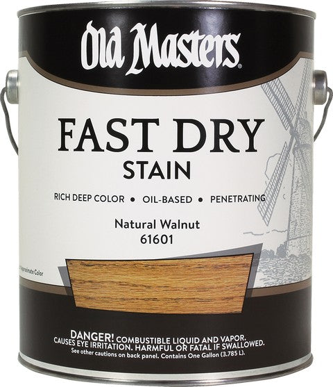 Old Masters Professional Fast Dry Wood Stain Gallon Natural Walnut