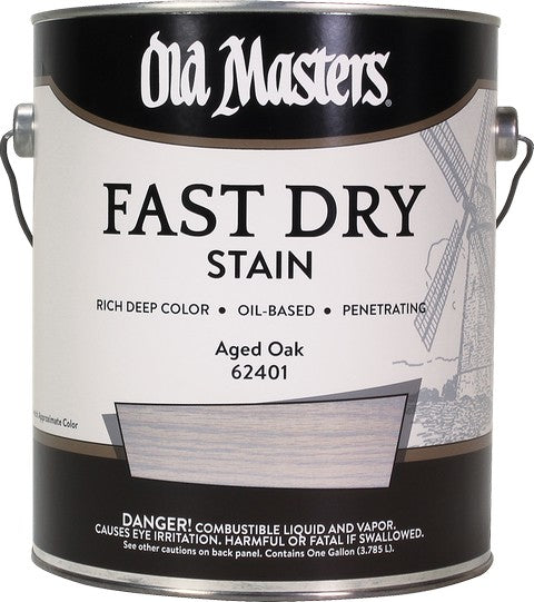 Old Masters Professional Fast Dry Wood Stain Gallon Aged Oak