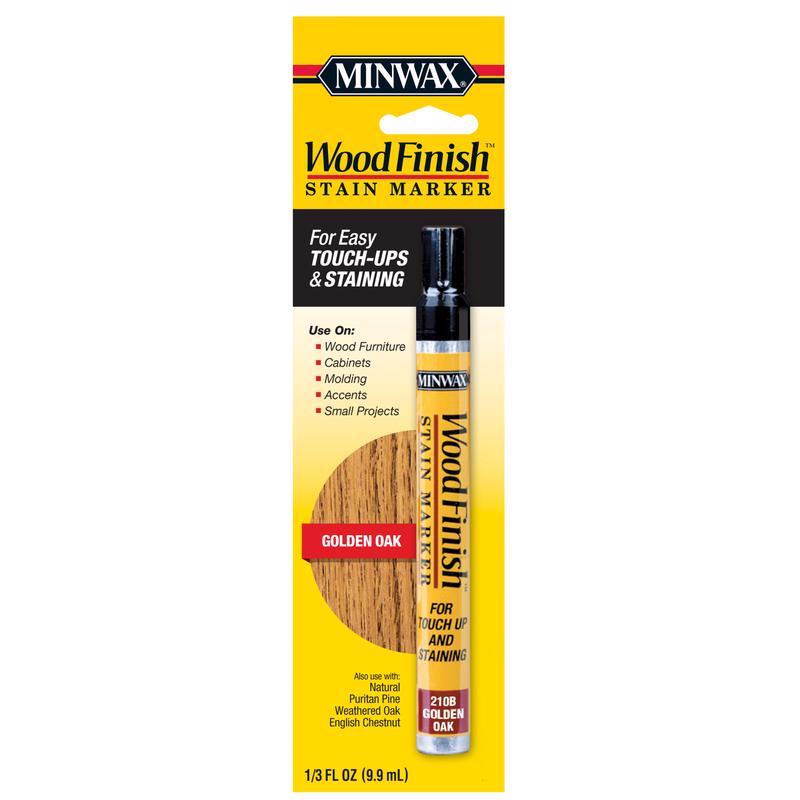 Minwax 1/3 Oz Wood Finish Stain Marker Golden Oak