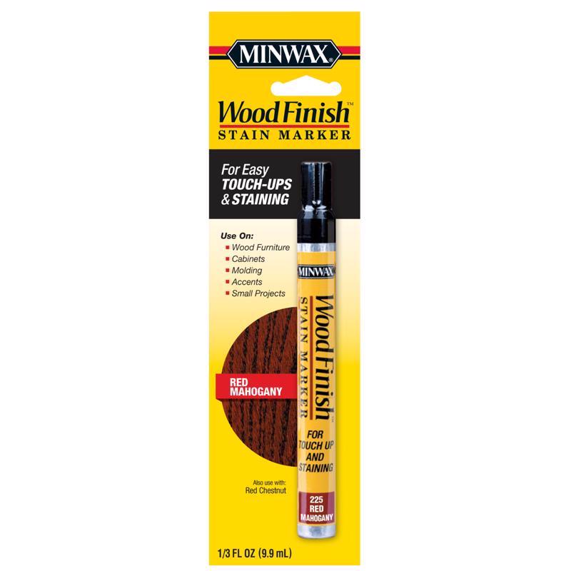Minwax 1/3 Oz Wood Finish Stain Marker Red Mahogany