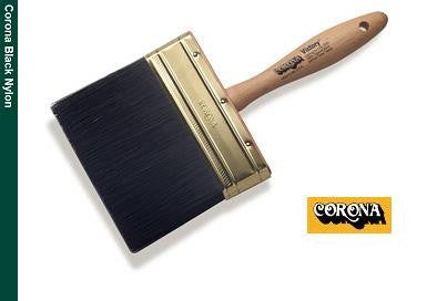 Corona Victory Black Nylon Paint Brush 100% solid-round-tapered DuPont™ Tynex® Nylon bristles.