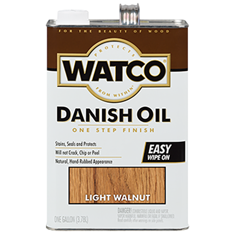 WATCO Danish Oil Gallon Light Walnut