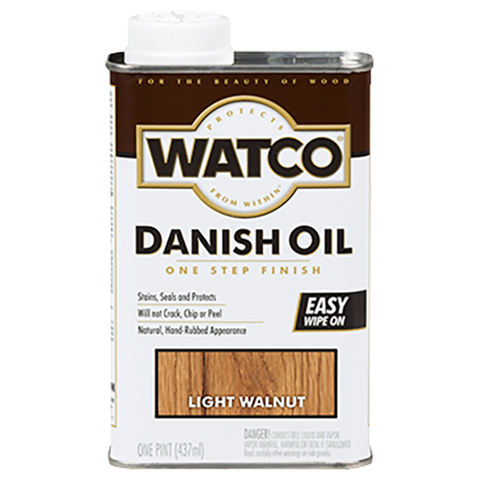 WATCO Danish Oil Pint Light Walnut