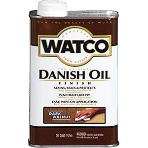 WATCO Danish Oil Quart Dark Walnut