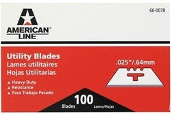 American Line Heavy Duty .025 3-Notch Utility Blades