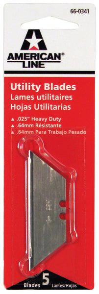 American Line Heavy Duty .025 2-Notch Utility Blades