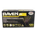 SAS Safety Corp 6 Mil Raven Extra Strength Professional Grade Powder Free Black Nitrile Gloves