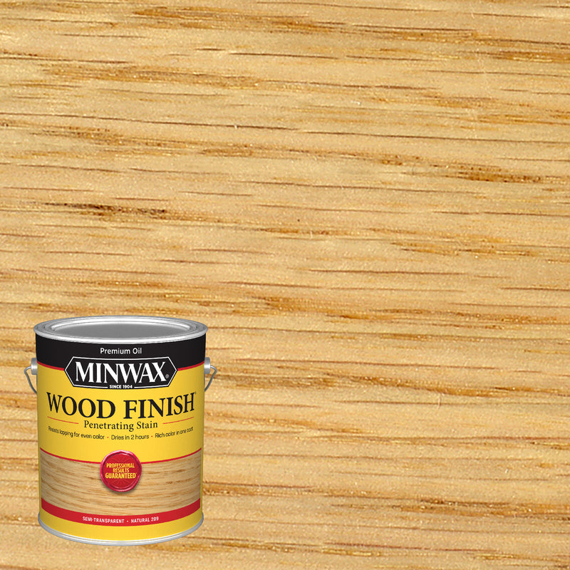 Minwax Wood Finish Oil-Based Stain Gallon Natural