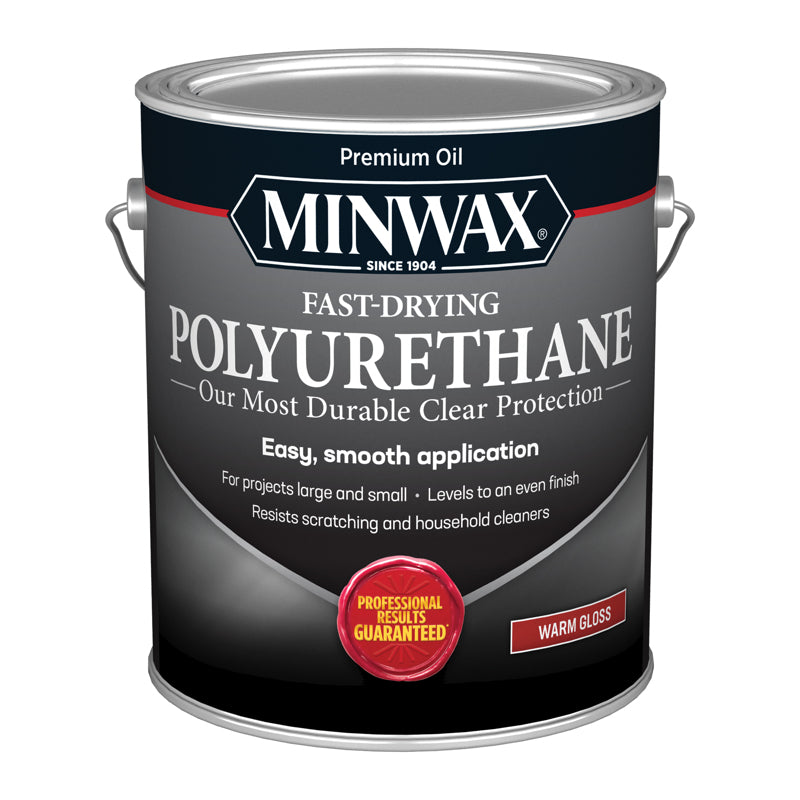 Minwax Polycrylic Protective Finish, Gloss, Clear, 1/2 Pint