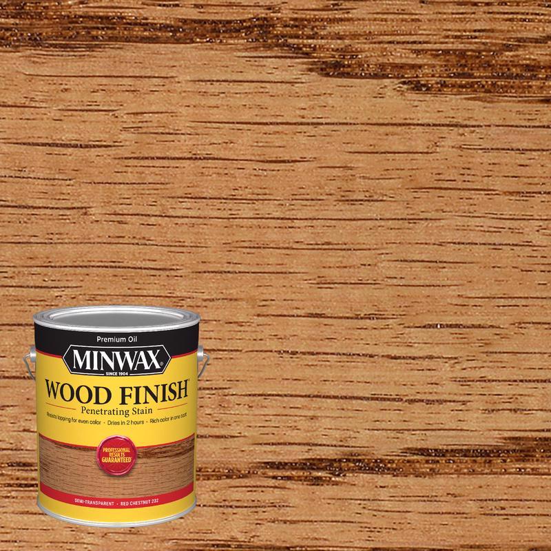Minwax Wood Finish Oil-Based Stain Gallon Red Chestnut