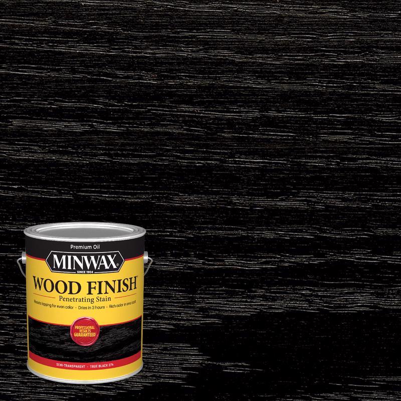 Minwax Wood Finish Oil-Based Stain Gallon True Black