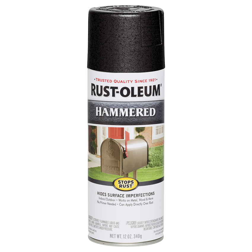 Rust-Oleum Stops Rust Hammered Spray Paint Black