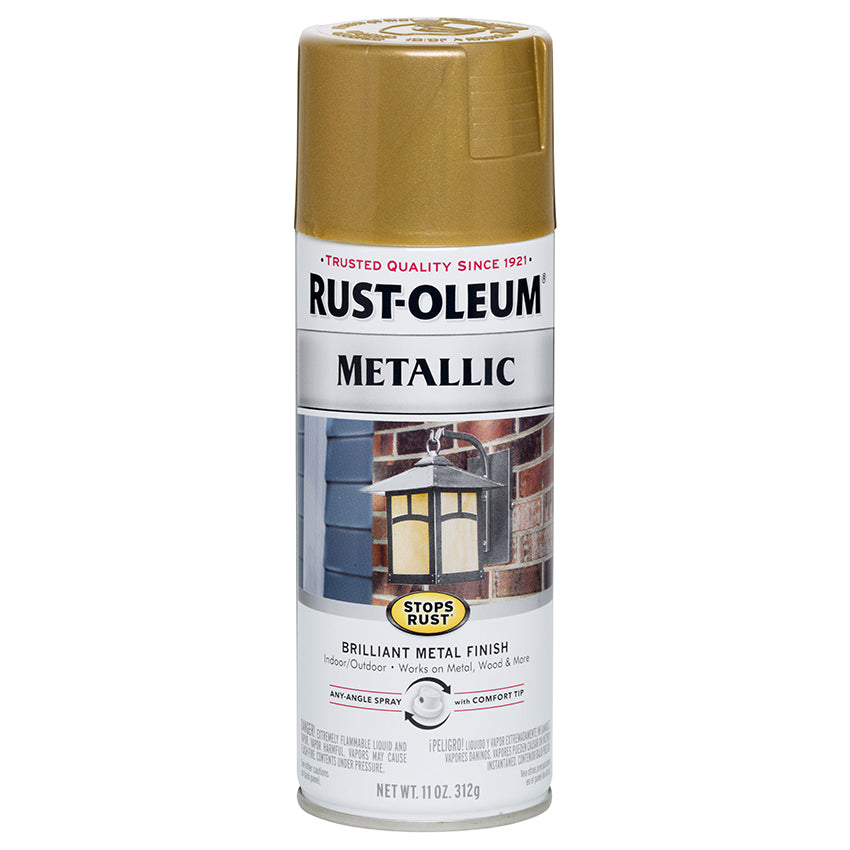 Rust-Oleum Stops Rust Metallic Spray Paint Gold