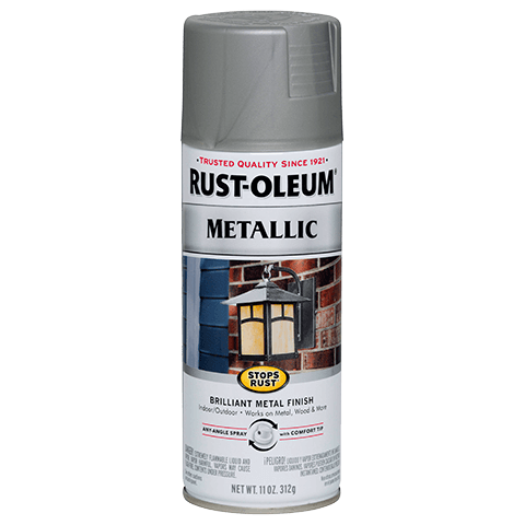 Rust-Oleum Stops Rust Metallic Spray Paint Matte Nickel