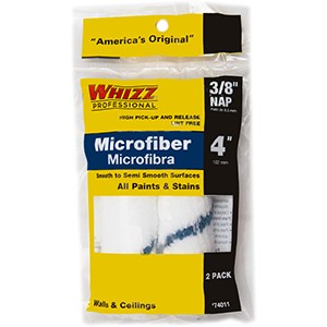 Whizz 4" XtraSorb 3/8-inch nap 2-pack