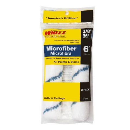 Whizz 6" XtraSorb 3/8 inch nap 2-pack refill