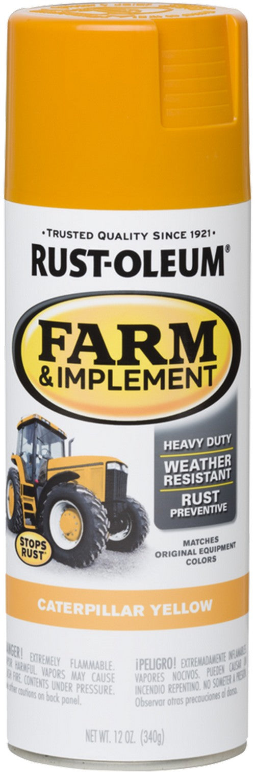 Rust-Oleum® Specialty Farm Equipment Spray Paint Caterpillar Yellow