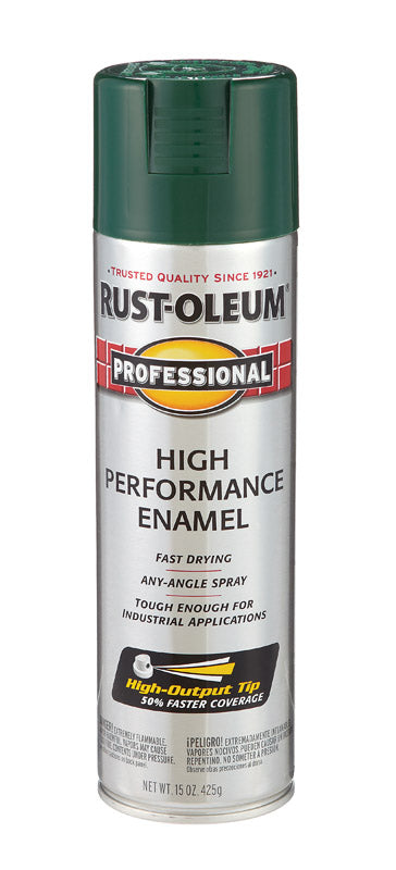 Rust-Oleum Professional High Performance Enamel Spray Paint Hunter Green