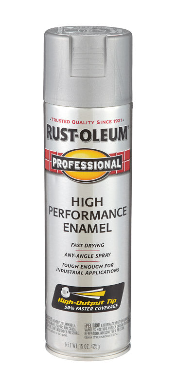 Rust-Oleum Professional High Performance Enamel Spray Paint Light Machine Gray