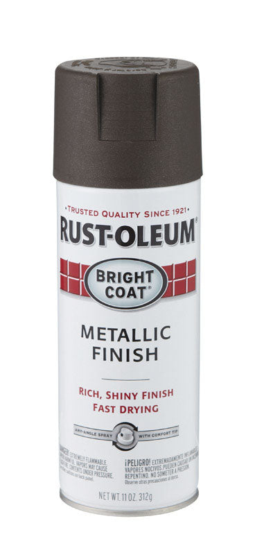 Rust-Oleum Stops Rust Bright Coat Spray Paint Dark Bronze