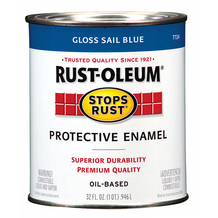 Rust-Oleum Stops Rust Quart Sail Blue