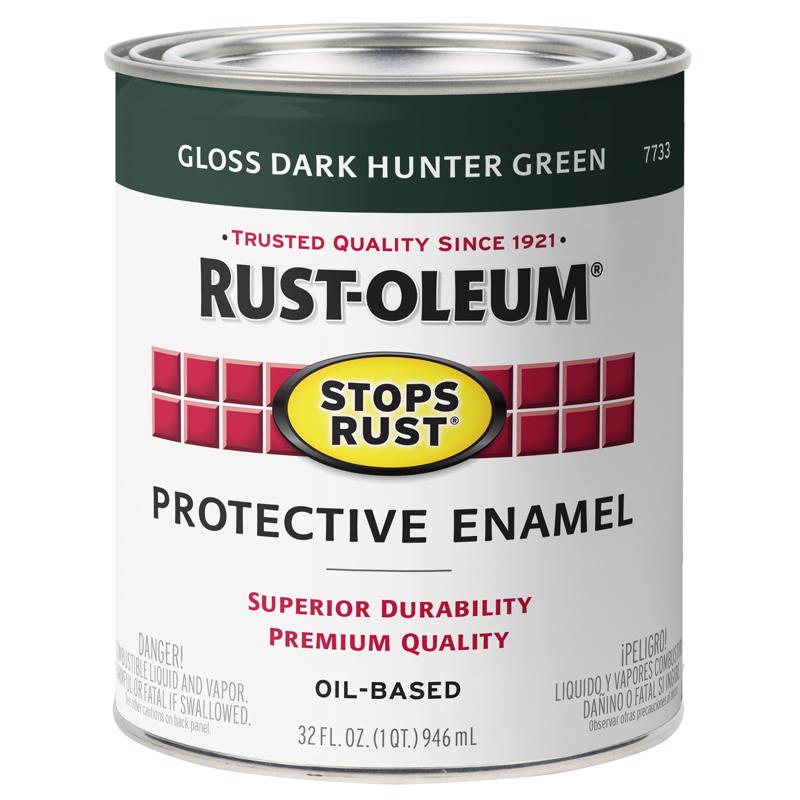 Rust-Oleum Stops Rust Quart Dark Hunter Green