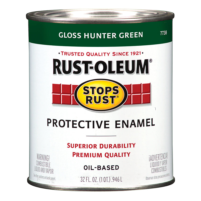 Rust-Oleum Stops Rust Quart Hunter Green