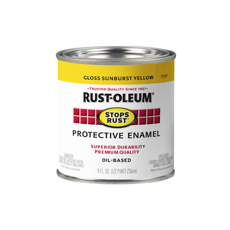 Rust-Oleum Stops Rust 1/2 Pint Sunburst Yellow