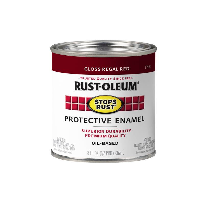 Rust-Oleum Stops Rust 1/2 Pint Regal Red
