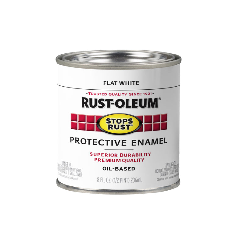 Rust-Oleum Stops Rust 1/2 Pint Flat White