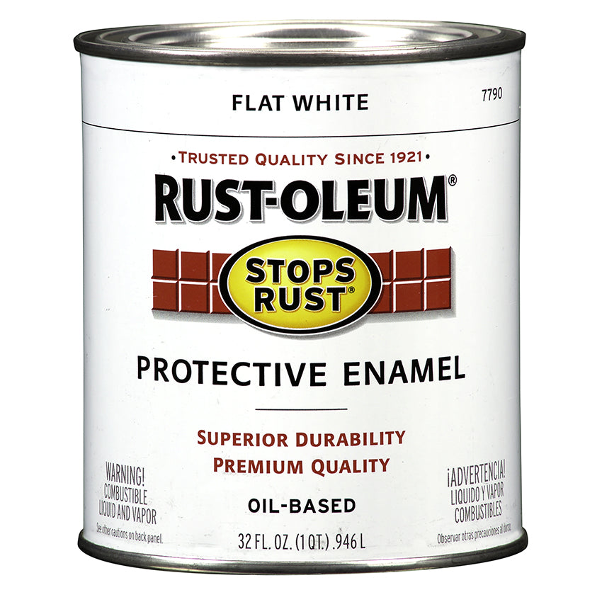 Rust-Oleum Stops Rust Quart Flat White
