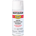 Rust-Oleum Stops Rust Satin Enamel Spray Paint White