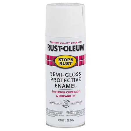 Rust-Oleum Stops Rust Spray Paint Semi-Gloss White