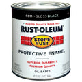 Rust-Oleum Stops Rust Quart Semi-Gloss Black