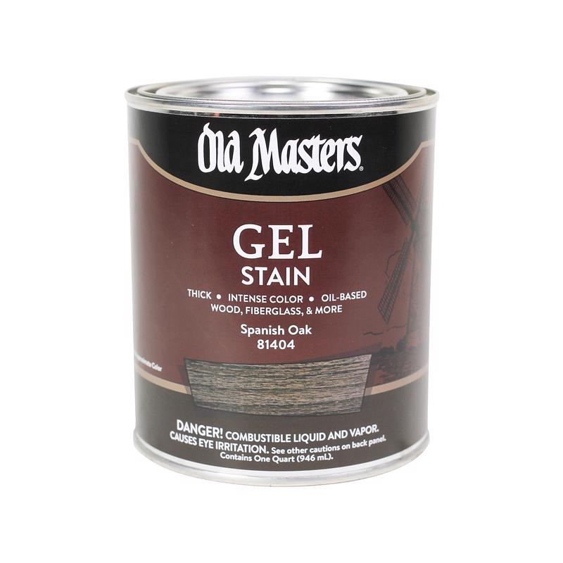Old Masters Gel Stain Spanish Oak Quart