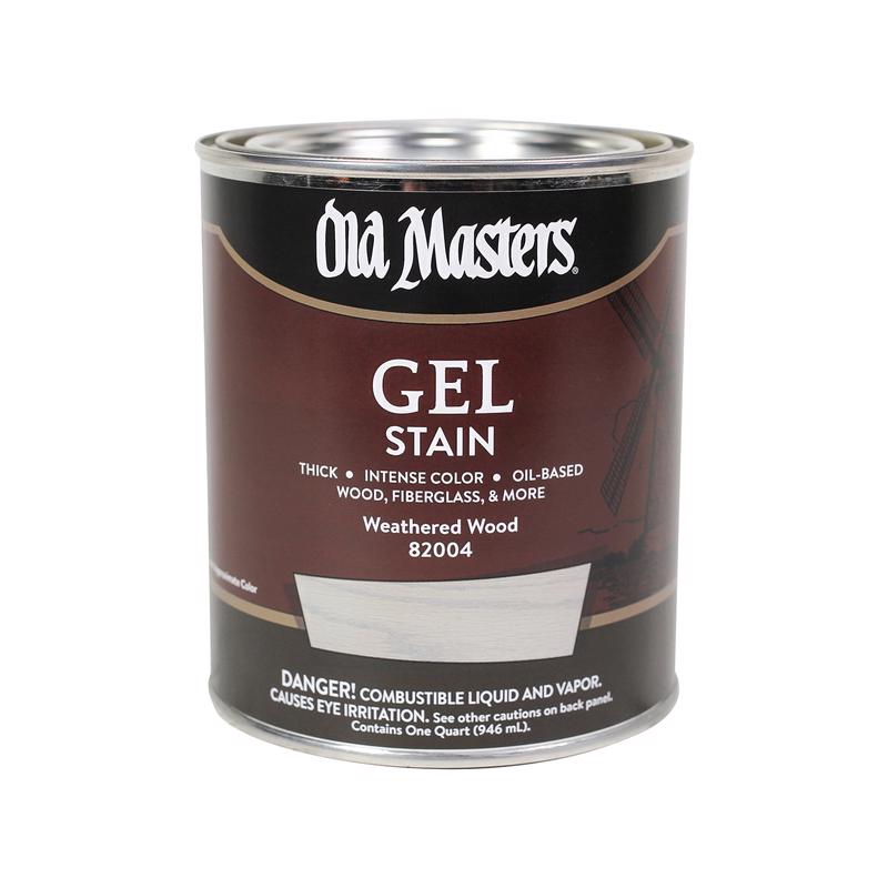 Old Masters Gel Stain Weathered Wood Quart
