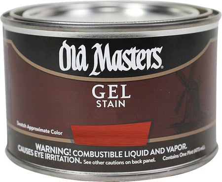 Old Masters Deep Red Gel Stain Crimson Fire Pint