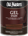 Old Masters Deep Red Gel Stain Rich Mahogany Quart