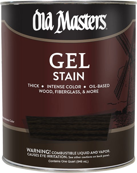 Old Masters Gel Stain Carbon Black Quart