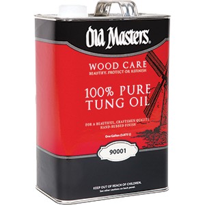 Old Masters Wood Care Pure Tung Oil Gallon Can