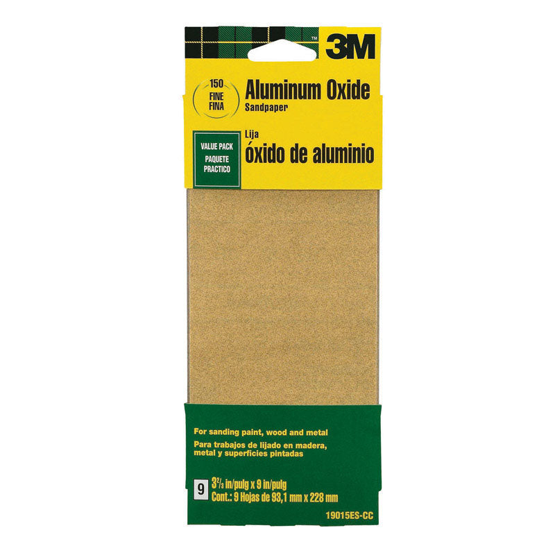 3M 3-2/3" X 9" General Purpose Sanding Sheets 6-Pack Fine Grit