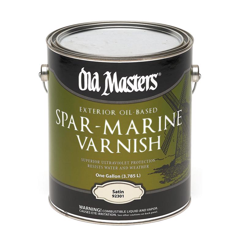 Old Masters Spar-Marine Varnish Satin Gallon