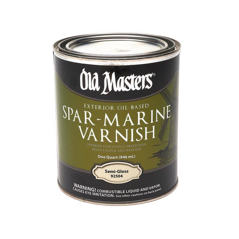 Old Masters Spar-Marine Varnish Semi-Gloss Quart