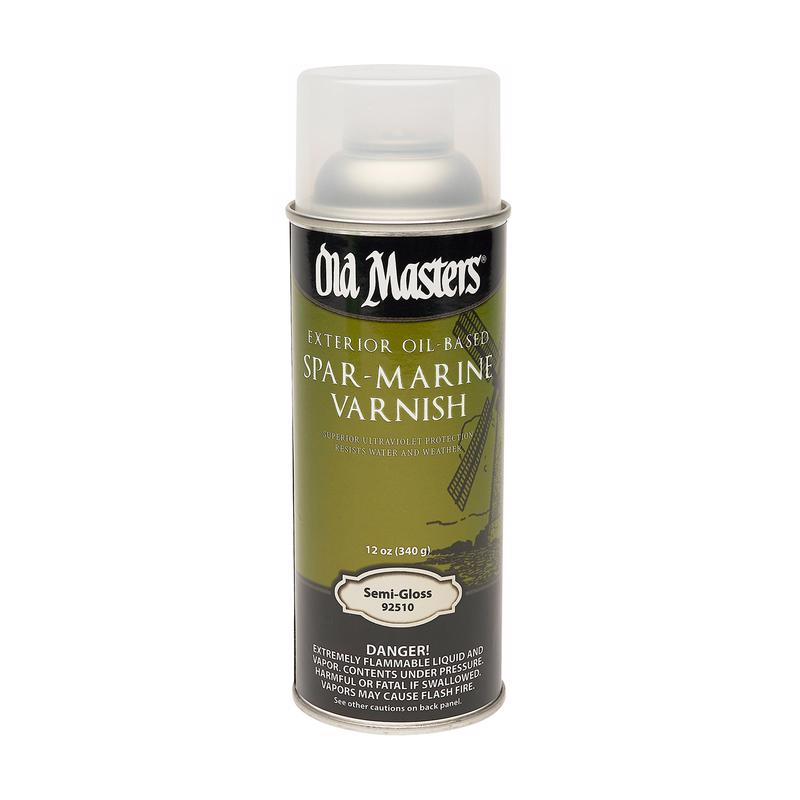 Old Masters Spar-Marine Varnish Semi-Gloss Spray