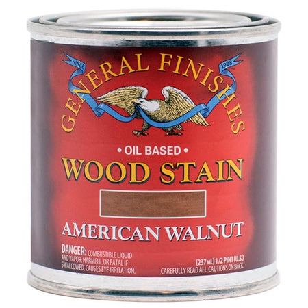 General Finishes Oil Based Penetrating Wood Stain American Walnut