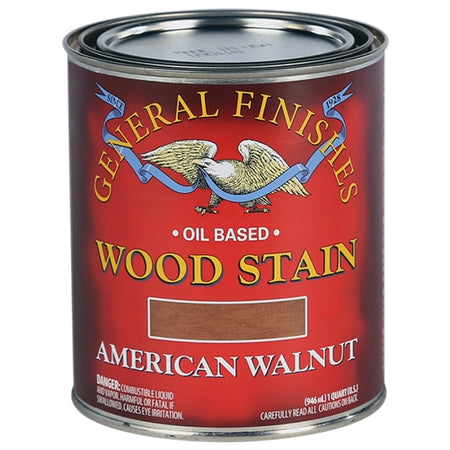 General Finishes Oil Based Penetrating Wood Stain American Walnut