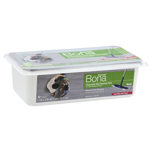 Bona Disposable Wet Cleaning Pads 12-Pack AX0003576